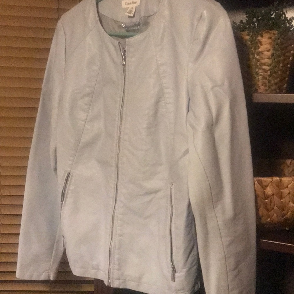 Calvin Klein Light Blue Jacket - Picture 2 of 4
